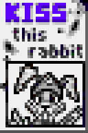Poster of Jazz Jackrabbit reading 'KISS this rabbit