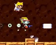 Quote from Cave Story with Curly Brace on his back